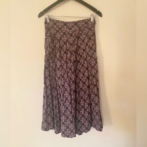 Free People Purple Swept Away Wide Leg Culottes Size XS